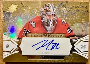 2016-17 Upper Deck SPX Impressions #IA-JG John Gibson Autograph Insert /199 - Picture 1 of 3