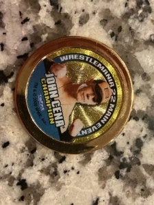 WWE Poker Chipz METALLIC GOLD Wrestlemania 22 John Cena vs Triple H Chip - Imagen 1 de 2