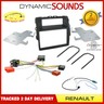 Double Din Car CD Stereo Fitting Kit, Fascia Stalk, Aerialg For Renault Trafic