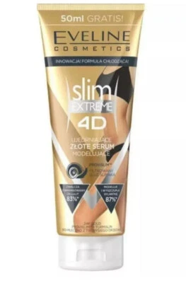 Eveline 4D slim EXTREME Gold anti-cellulite serum, 250ml - Image 1 of 4