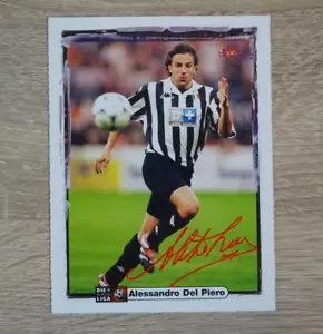 Alessandro Del Piero - Bravo Sport Piłka nożna Karta kolekcjonerska z autografem - lata 90. - Zdjęcie 1 z 3