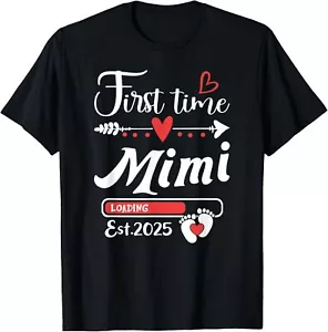 First time Mimi 2025 Soon to be Mimi, Baby Reveal T-Shirt Hoodie - Picture 1 of 9