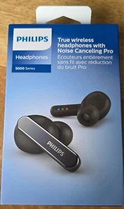 PHILIPS TAT5506BK/00 In-Ear Kopfhörer - schwarz kabellos Noise Cancelling - NEU! - Bild 1 von 4