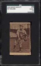 1929 Leader Novelty Candy and Toy Co Pat Malone SGC 35 Good+ 2.5