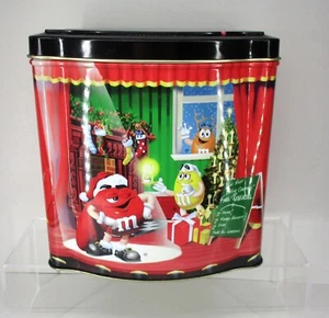 Bote de lata de Navidad M&Ms edición limitada 1998 - La noche antes de Navidad Th - Imagen 1 de 7