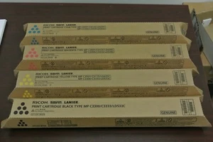 Ricoh Savin Lanier Print Cartridge Type MP KMCY Full Set C3300/C3333/LD533C - Picture 1 of 2