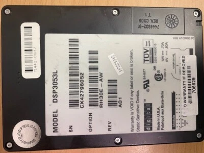 DSP3053L DEC / DIGITAL 535MB 3.5INCH 50 PIN SCSI RH30E-AW REV A01 - Image 1 of 3