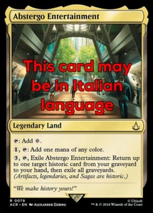 MTG ABSTERGO ENTERTAINMENT 79 EXC - ABSTERGO ENTERTAINMENT - ACR IT - MAGIC - Picture 1 of 1