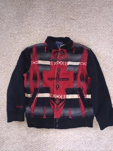 Polo Ralph Lauren Kinder Azteken Strickjacke Alter 4 Grube zu Grube 13 Zoll - Bild 1 von 3