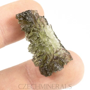 4.92g MOLDAVITE tektite genuine "hedgehog" collection piece A grade #RM549 - Picture 1 of 7