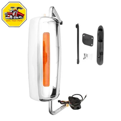 Chrome Door Mirror Power Heated w/Arm For International Prostar Passenger Side Foto 1 de 4