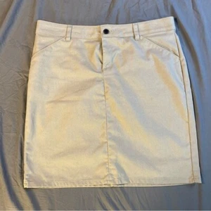 Nueva falda clásica caqui Dickies genuina para mujer talla 12 - Imagen 1 de 6