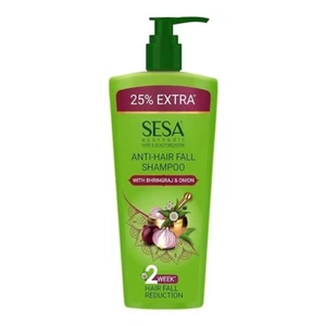 SESA Ayurvedic Anti-Hair Fall Shampoo  Bhringraj, Onion & 6 Herbs 500ml - Picture 1 of 12