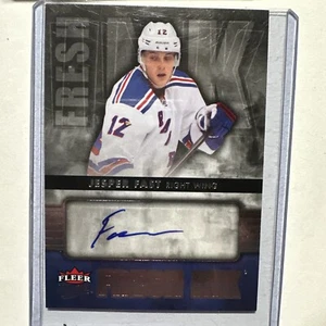 2014-15 Fleer Ultra Fresh Ink Jesper Fast #FI-JF Auto - Picture 1 of 2