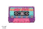 Vintage Cassette Tape 90's Mix Tape Music Embroidered Iron On Patch