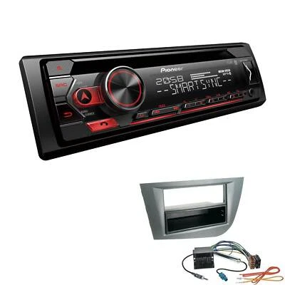 Pioneer Autoradio CD Bluetooth Spotify USB für Seat Leon 2005-2009 anthrazit - Bild 1 von 4