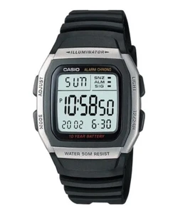 Reloj de pulsera Casio W-96H-1AVES para hombre negro-Reino Unido - Imagen 1 de 4