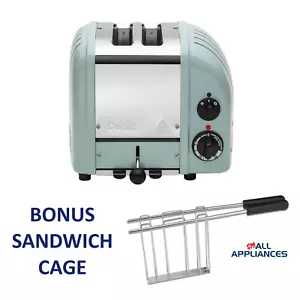 DUALIT TOASTER 2 SLICE EUCALYPTUS NEWGEN DU02EUng / 27542 WITH 5 YR WTY - Picture 1 of 7