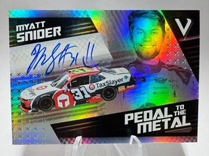 2022 Panini Chronicles - Pedal to the Metal Myatt Snider #11 Autographs (AU) - Picture 1 of 2