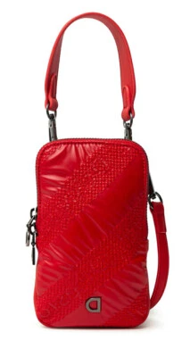 Desigual Mone Taipei Sofia Crossbody Bag Umhängetasche Tasche Red Rot