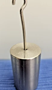 Calibration Weight Double Hooked Weight Stainless Steel 200 grams - Picture 1 of 8