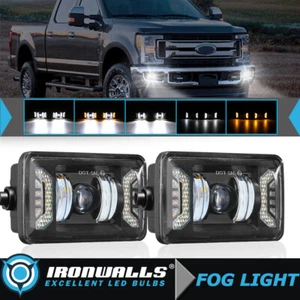 AUXBEAM LED Fog Lights Bumper Driving Lamp with Turn Signal for Ford F150 15-20 - Picture 1 of 12