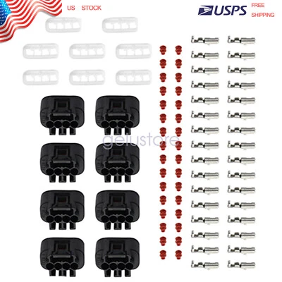 8x Kit de conector de enchufe de bobina de encendido para Toyota Yaris 06-2010 90980-11885 Foto 1 de 4