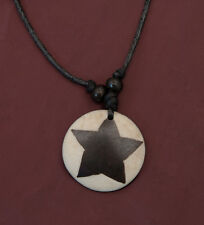 Pendant Necklace Pentagram Star Craft Hand Made Ethnic Tibet A26 2158