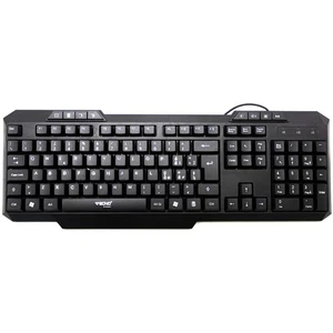 Usb Multimedia Keyboard With Wired Italian Layout Ergonomic Waterproof - Picture 1 of 5