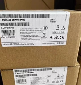 6GK5116-0BA00-2AB2 New Siemens 6GK5 116-0BA00-2AB2 PLC Module - Picture 1 of 1
