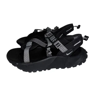 Nike Oneonta Comfortable Sandals Men’s Size 5 Black Grey DJ6604 001 - Picture 1 of 7
