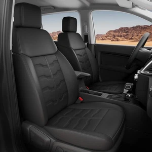 for 2019-2023 Ford Ranger Supercrew Custom Fit Seat Covers, Black - Picture 1 of 8