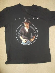 TIM MCGRAW ORIGINAL 2019 USED MENS"MCGRAW" TOUR CONCERT T-SHIRT SIZE (XL) - Picture 1 of 5