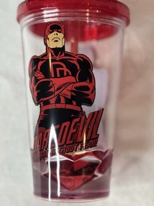Marvel Retro Daredevil Carnival Cup With Straw New - Picture 1 of 5