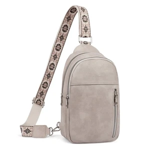 Cross Body Bag Large Sling Bag for Women Leather Sling Backpack Fanny Pack Ch... - Bild 1 von 8