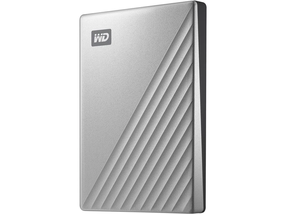 WD 1TB Silver My Passport Ultra Portable Storage External Hard Drive USB-C for - Image 1 of 4