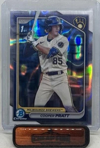COOPER PRATT 2024 BOWMAN CHROME 1ST LAVA REFRACTOR 352/399 BCP-137 BREWERS - Bild 1 von 3