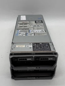 2x Dell PowerEdge M620 Blade Server E5-2650 v2 2.60GHz 8-Core NO HDD 32GB RAM - Picture 1 of 14