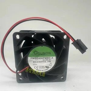 SUNON 6038 PMD2406PMB3-A DC24V 5.3W 6CM 2-Pin Inverter Cooling Fan - Picture 1 of 4
