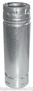 M&G DuraVent 3PVL-12R 3" x 12" Pellet Stove Double Wall Chimney Vent Pipe - Picture 1 of 3