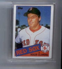 Roger Clemens Collectors Lot 1989 Topps 2 sided card rookie reprint  + 18 Cards