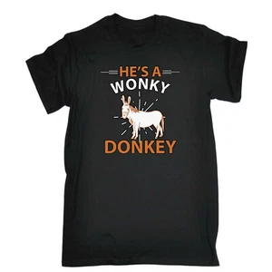 Hes A Wonky Donkey - Mens Funny Novelty T-Shirt Shirts T Shirt Tee Tshirts - Picture 1 of 10