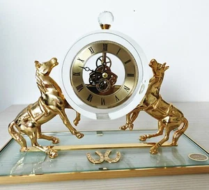 Franco SRL vetrerie e cristallerie home office desk clock shelf clock Italy - Picture 1 of 14
