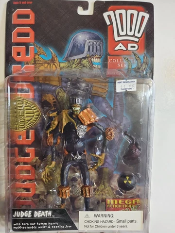 2000 AD Collectors Series Judge Death 6" Figure  Judge Dredd NEW 2-3 Cover