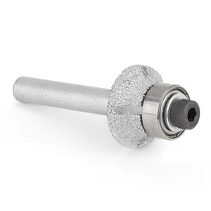 Vástago 1/4 pulgada Diamante BOLDADO Bullnose Perfil Rueda 3mm Broca Router para Mármol - Imagen 1 de 10