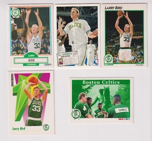 FIVE CARD LARRY BIRD LOT - BOSTON CELTICS - Picture 1 of 1