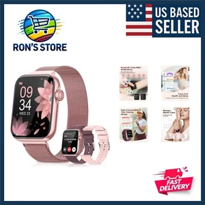 Elegant Health Smartwatch for Women - 1.85'' HD Touchscreen & 100+ Sports Modes - Picture 1 of 11