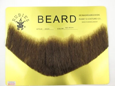 ADULTO GRANDE CARA COMPLETA PERSONAJE LINCOLN DISFRAZ BARBA TUPÉ CINTA CABELLO HUMANO  Foto 1 de 4