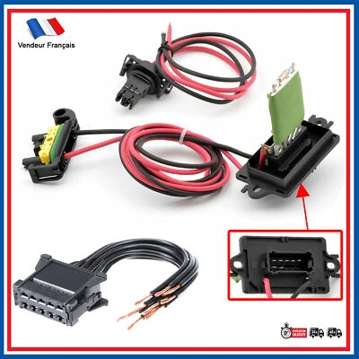 Kit Resistance de Pulseur Ventilateur Habitacle prévu CLIO III MODUS 7701067951 - Immagine 1 di 4