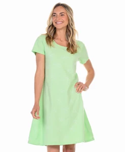 NWT NEW FRESH PRODUCE Mint Julip Green Sea-Star SADIE Jersey Cotton Dress M - Picture 1 of 5